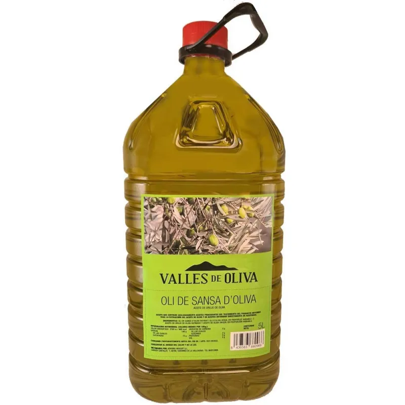 Aceite Vallesdeoliva La Excelencia En Aceite De Orujo De Oliva