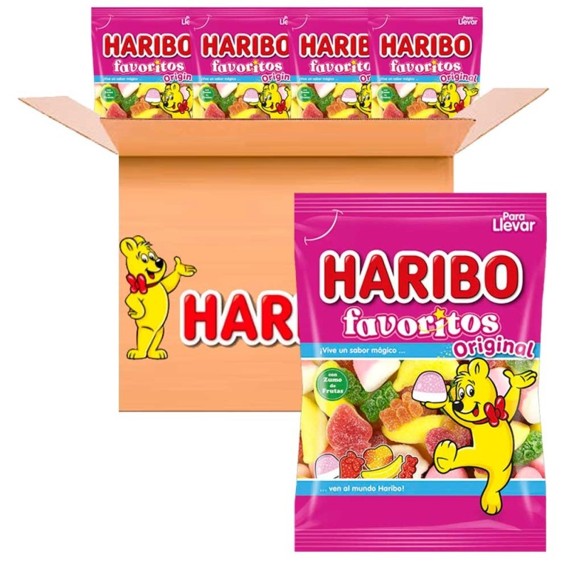 Favoritos Original de Haribo Caja de 18 ud x 90 gr de gominolas