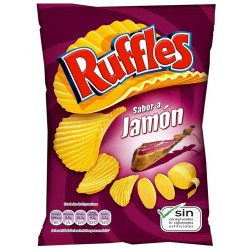 Pack de 20 Ruffles Matutano 45 gr - Sabor auténtico de jamón