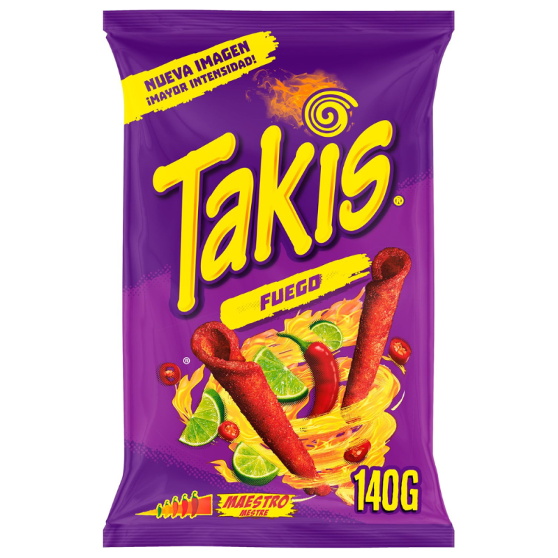 Takis Fuego Snaks Picantes 140gr