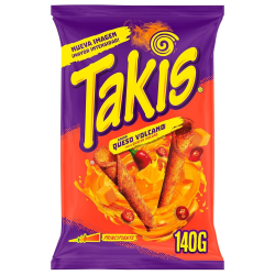 Takis Queso Volcano Snaks Picantes 140gr
