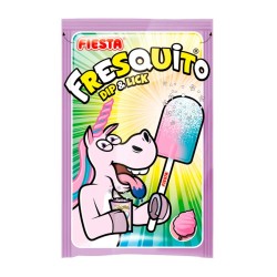 Fresquito Unicornio 40 sobres de 17 gr Fiesta Dip & lick: Sabor y Diversión