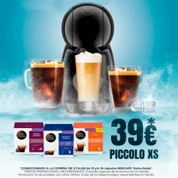 Cafetera Negra Dolce Gusto Krups Piccolo XS KP1A3BCL