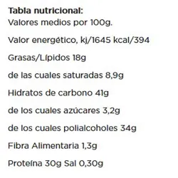 Valor energetico Corny Protein Crunchy - Barritas de Chocolate Blanco y Vainilla 12x45g