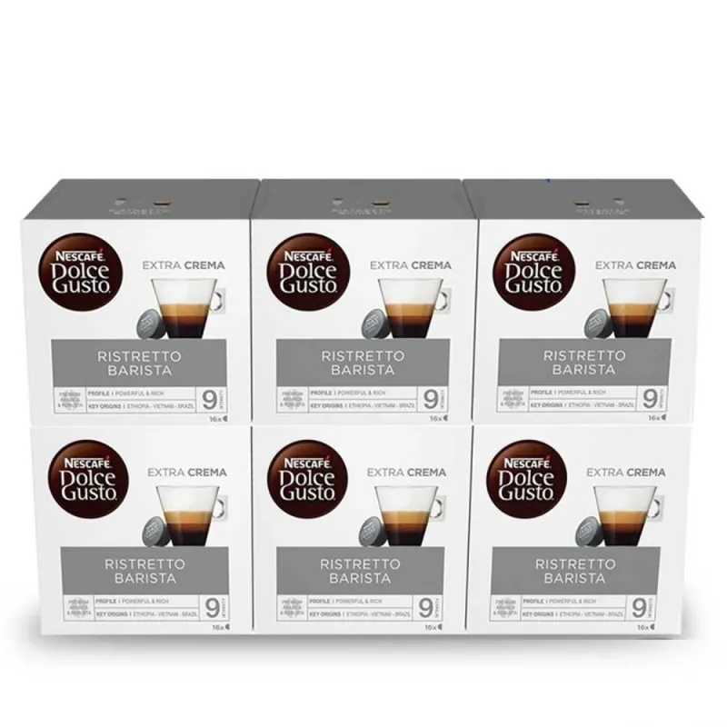 Café Ristretto Barista 6 cajas Dolce Gusto