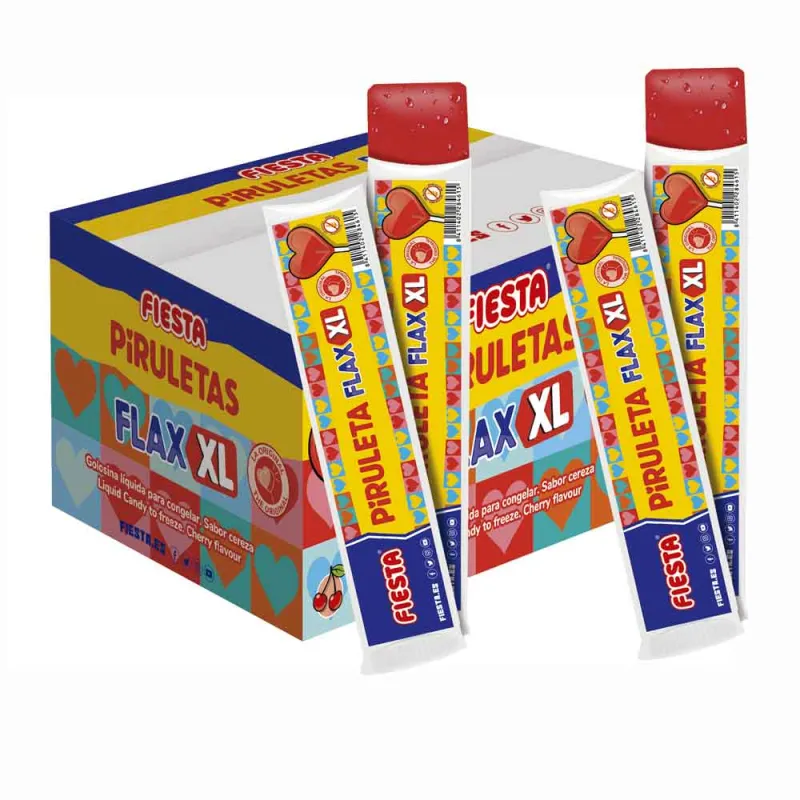 Flax XL sabor piruleta Fiesta Congelable 70 ml. 30 unidades