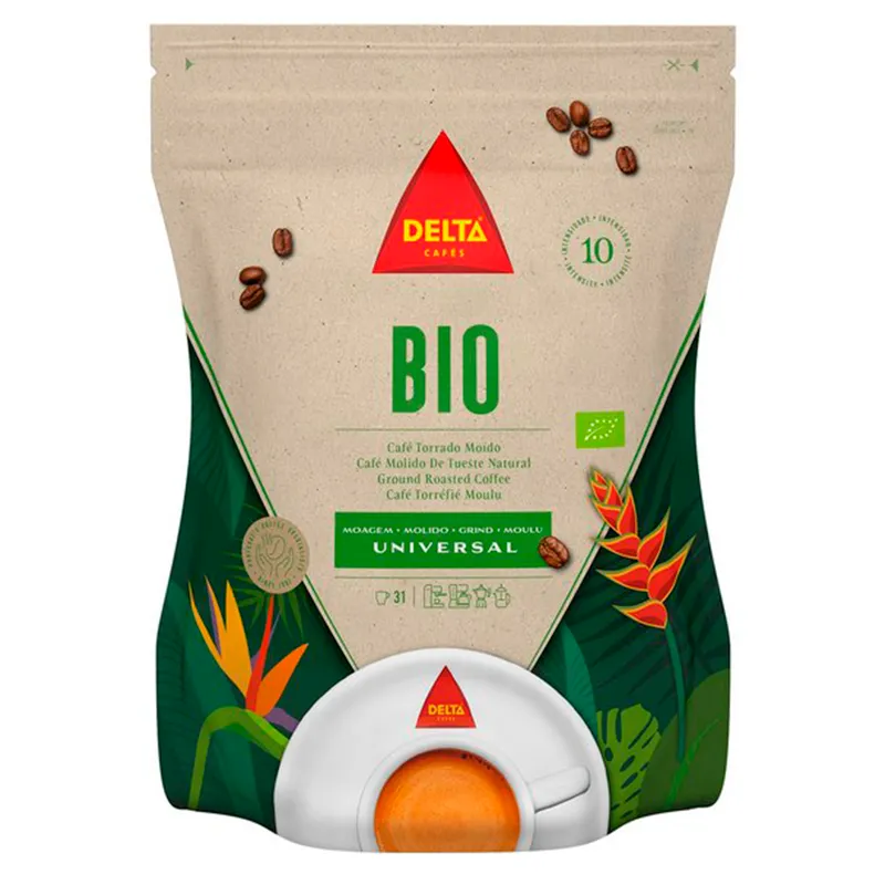 Café molido natural BIO, Delta 220g