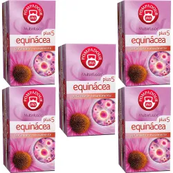 5 cajas de Equinacea Plus 5 Pompadour 20 infusiones 8412900401214