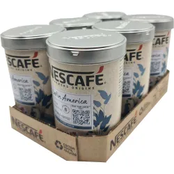 Nescafé Latin America café soluble 6 latas de 90 gramos