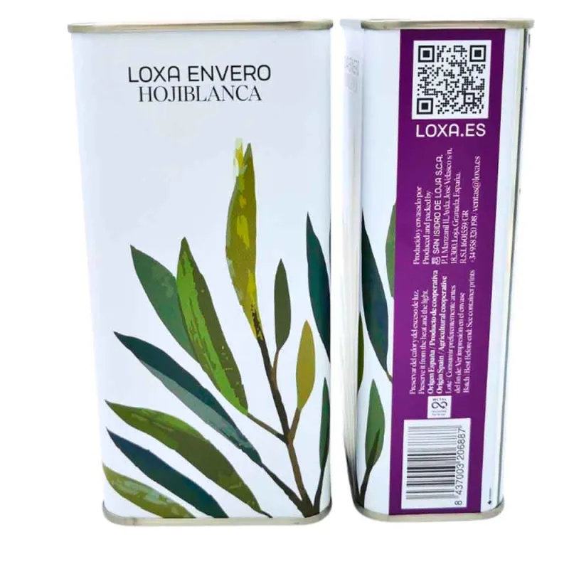 Loxa Envero Hojiblanca Aceite de oliva Virgen extra lata de 0.5 Litros