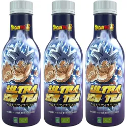 Ultra ice tea Dragon ball super Goku 3 botellas de 50 cl