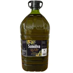 Aceite de oliva Virgen Extra Sanoliva 5 litros, procedente de primera extraccion en Frio