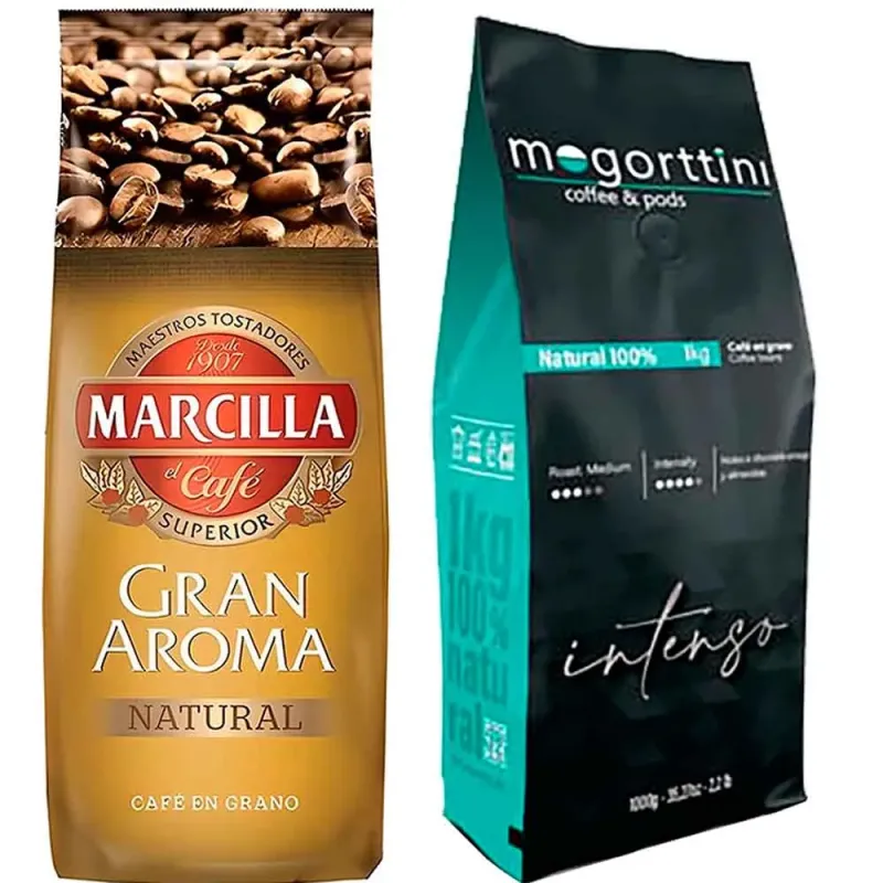 Gran Aroma Natural y Mogorttini Intenso: Café en Grano Premium ☕