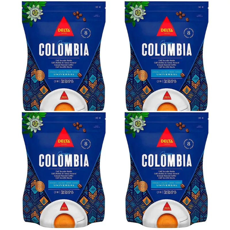 Café Molido COLOMBIA DELTA – Pack 4x220g | Sabor y Calidad