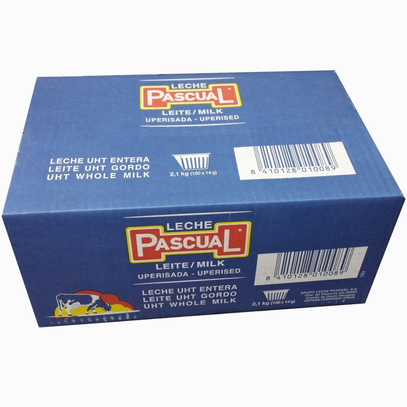 Leche en monodosis Pascual® - Bolsa de 10 unidades sueltas