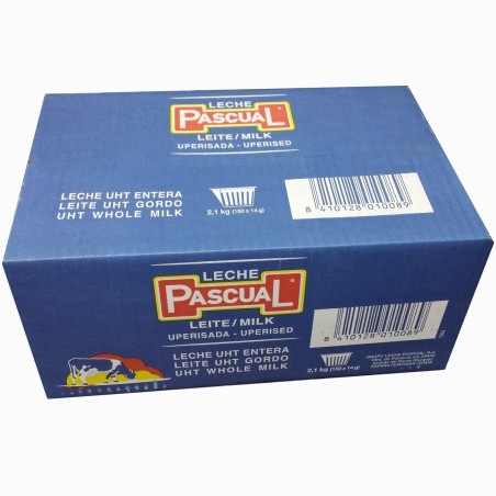 Leche Pascual, caja de 150 cápsulas leche monodosis de 14 ml.