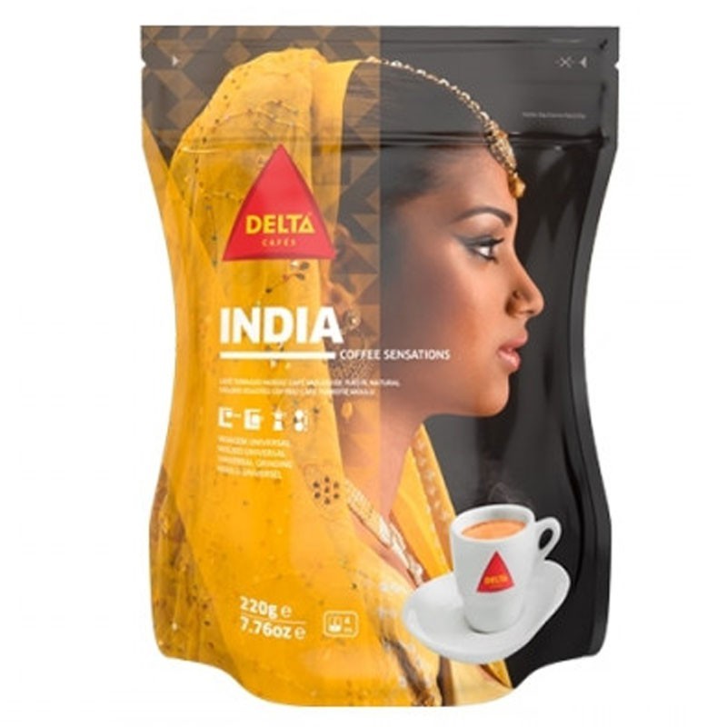 Delta Café molido India. Bolsa de 220g.