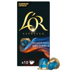 Colombia Descafeinado L'OR: Café sin cafeína en cápsulas
