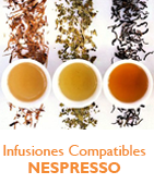 Cápsulas Nespresso de infusiones y tés
