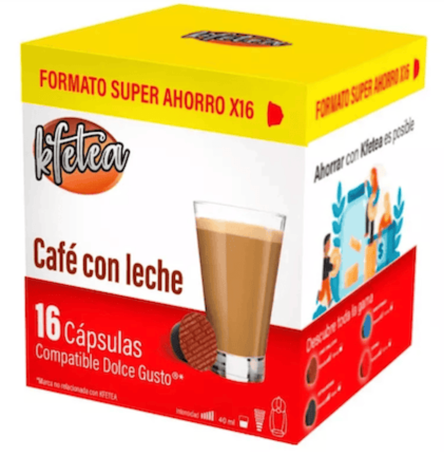 Cápsulas Kfetea Dolce Gusto